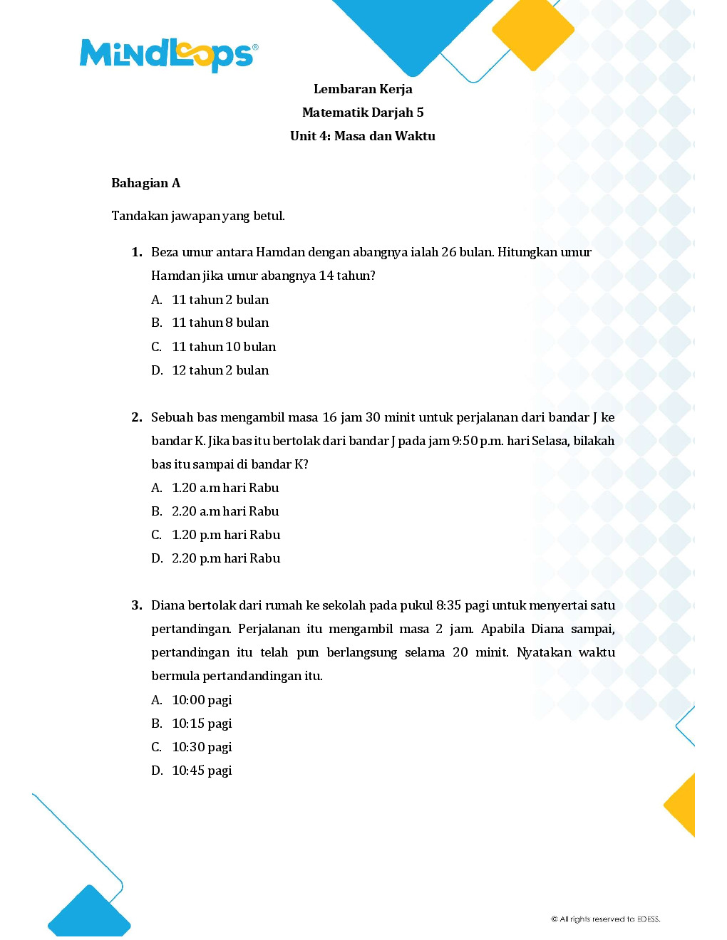 Topik 4 - Masa dan waktu