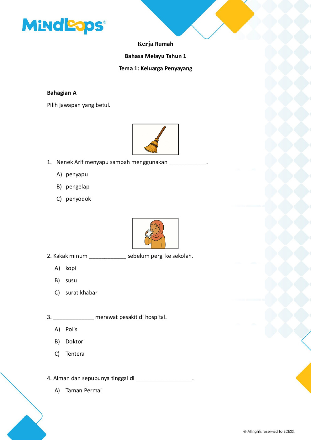 Tema 1 - Keluarga Penyayang