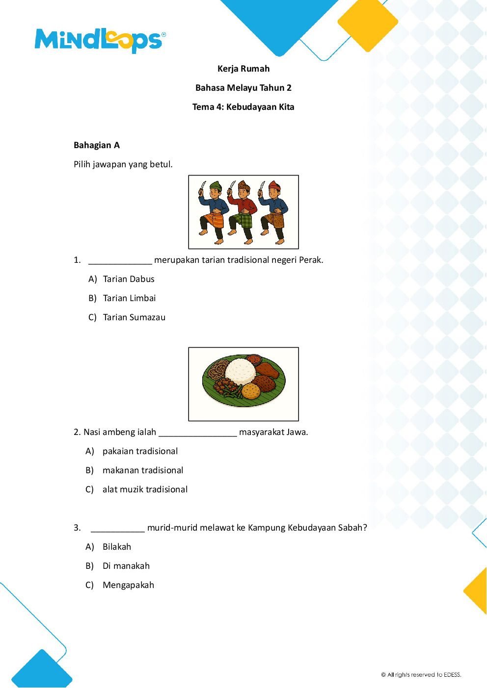Tema 4 - Kebudayaan Kita