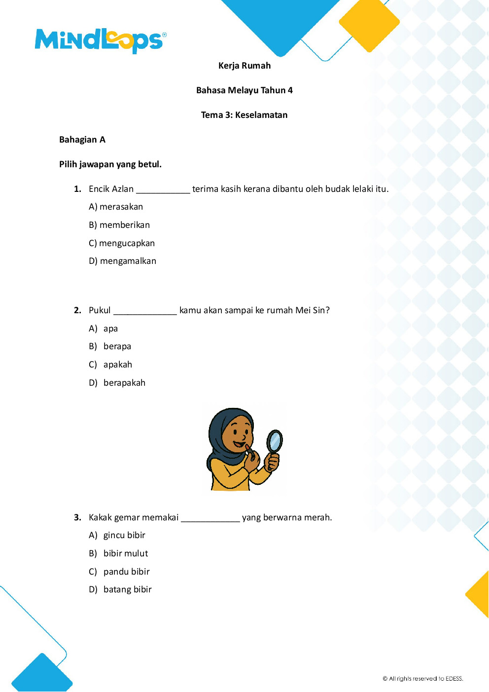 Tema 3 - Keselamatan