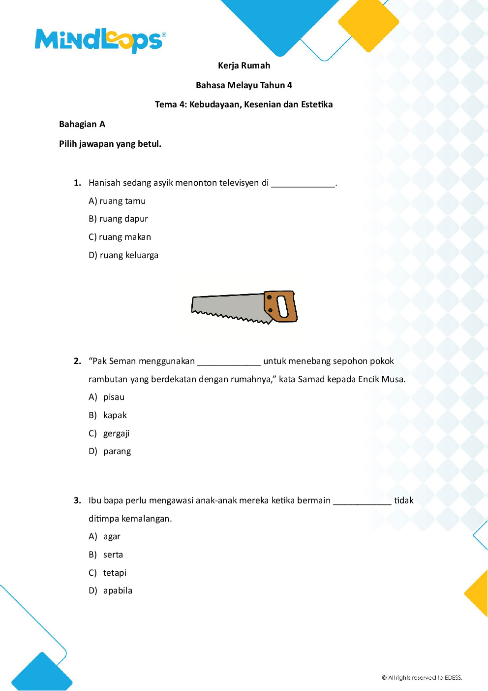 Tema 4 - Kebudayaan, Kesenian dan Estetika