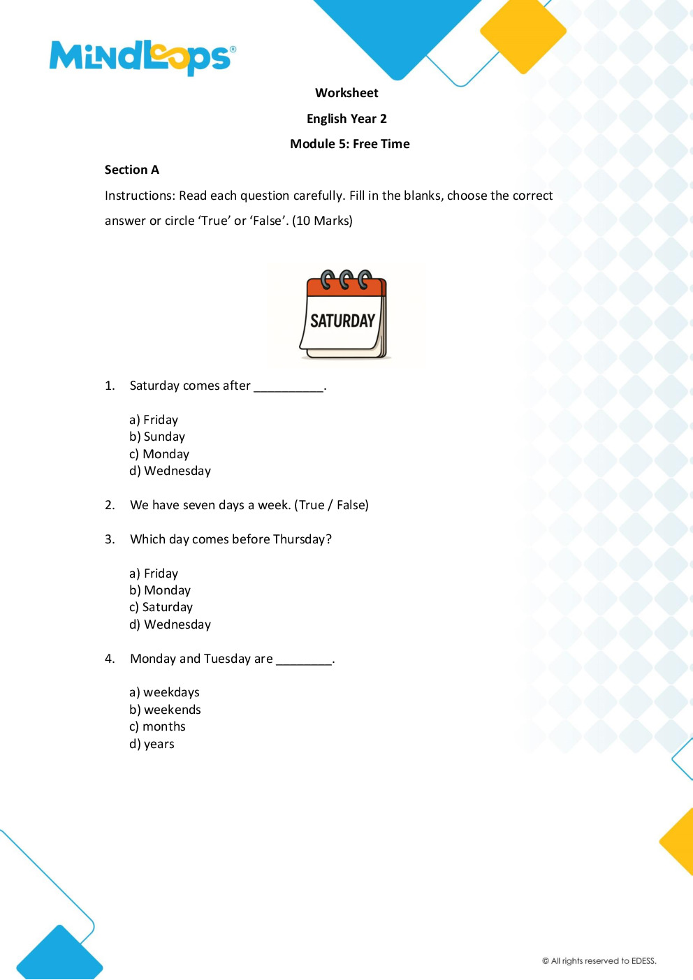 Module 5 - Free Time