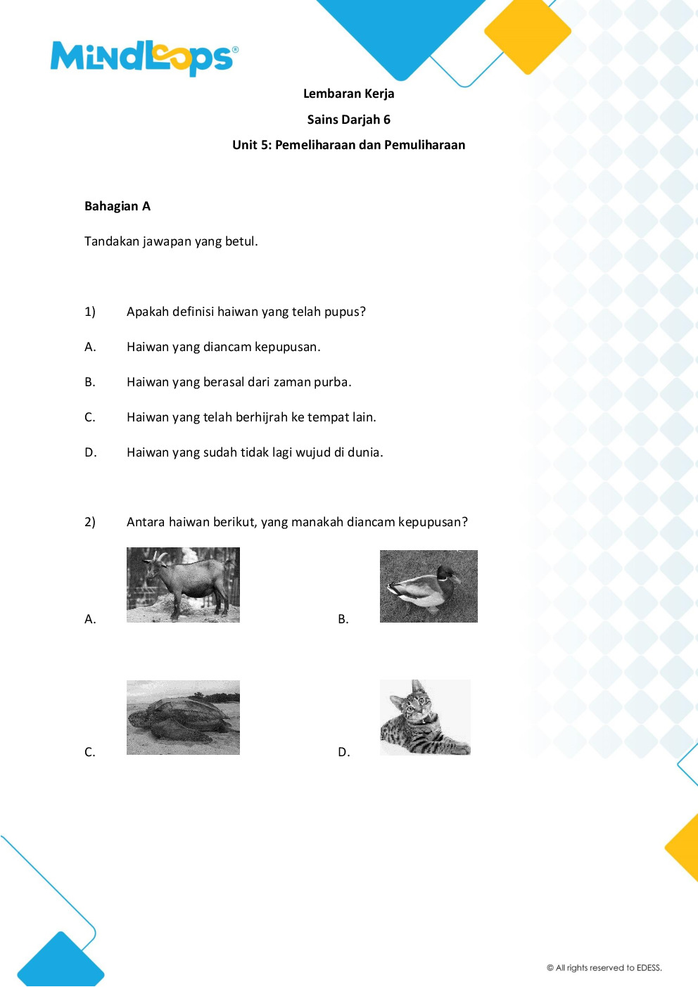 Unit 5 - Pemeliharaan dan Pemuliharaan