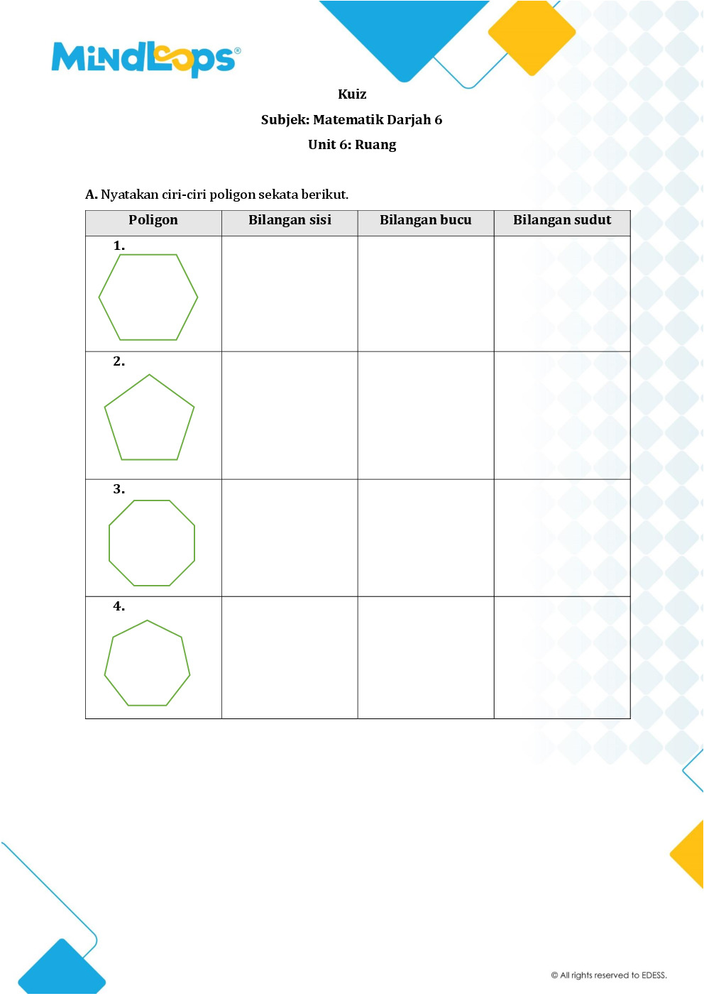 Unit 6 - Ruang 