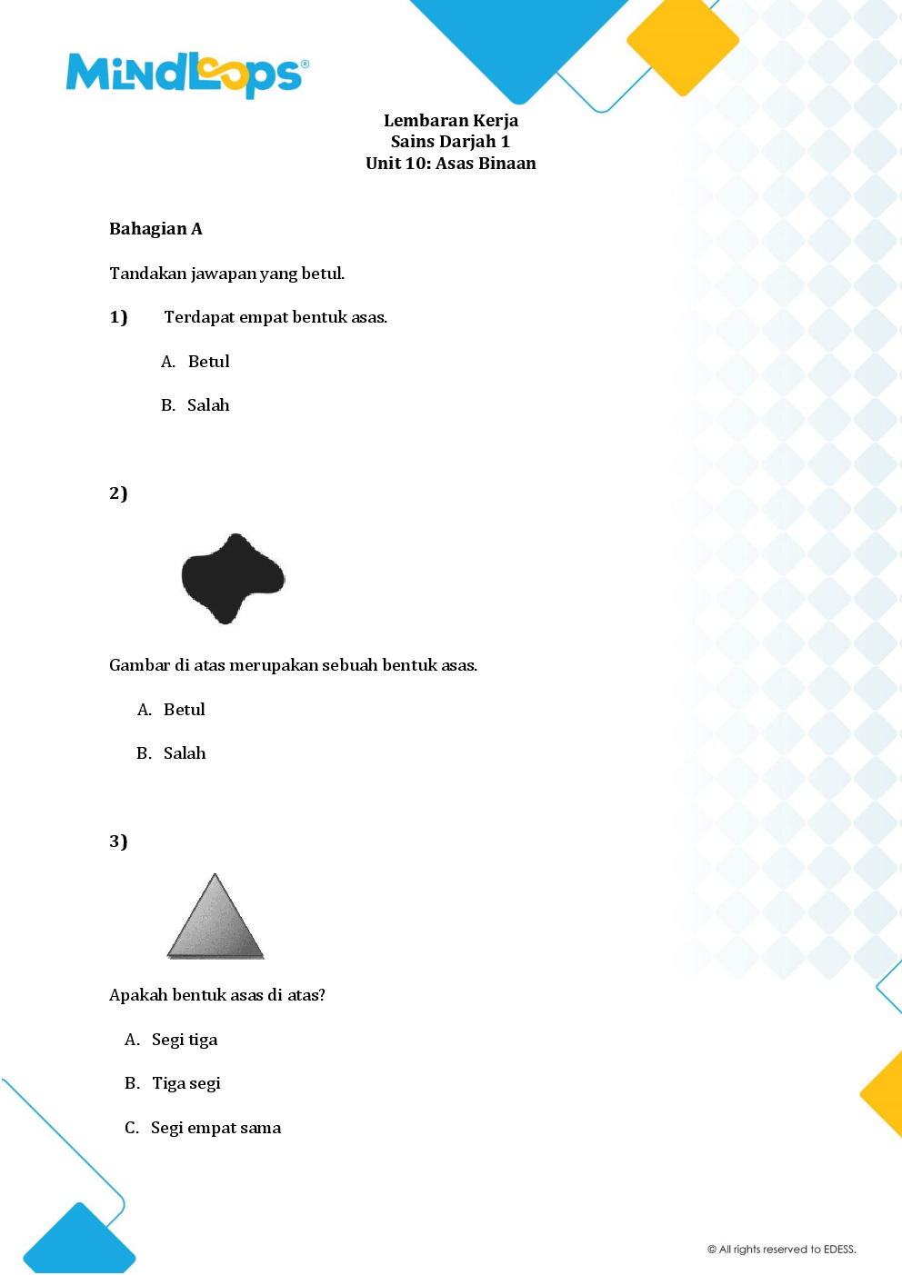 Unit 10 - Asas Binaan 