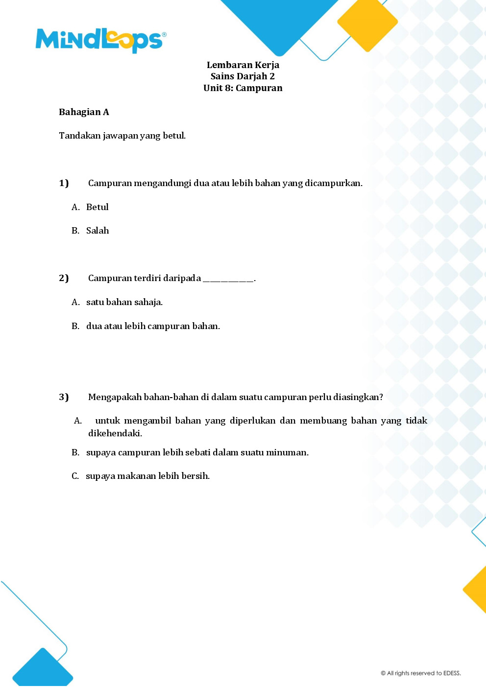 Unit 8 - Campuran